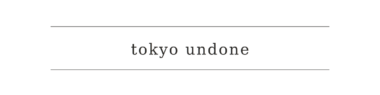 Tokyo Undone logo