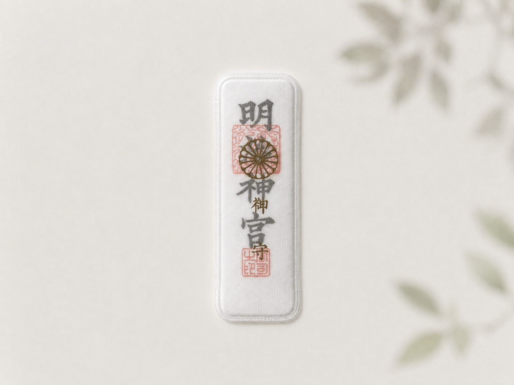 Omamori charm from Meiji Jingu shrine in Tokyo