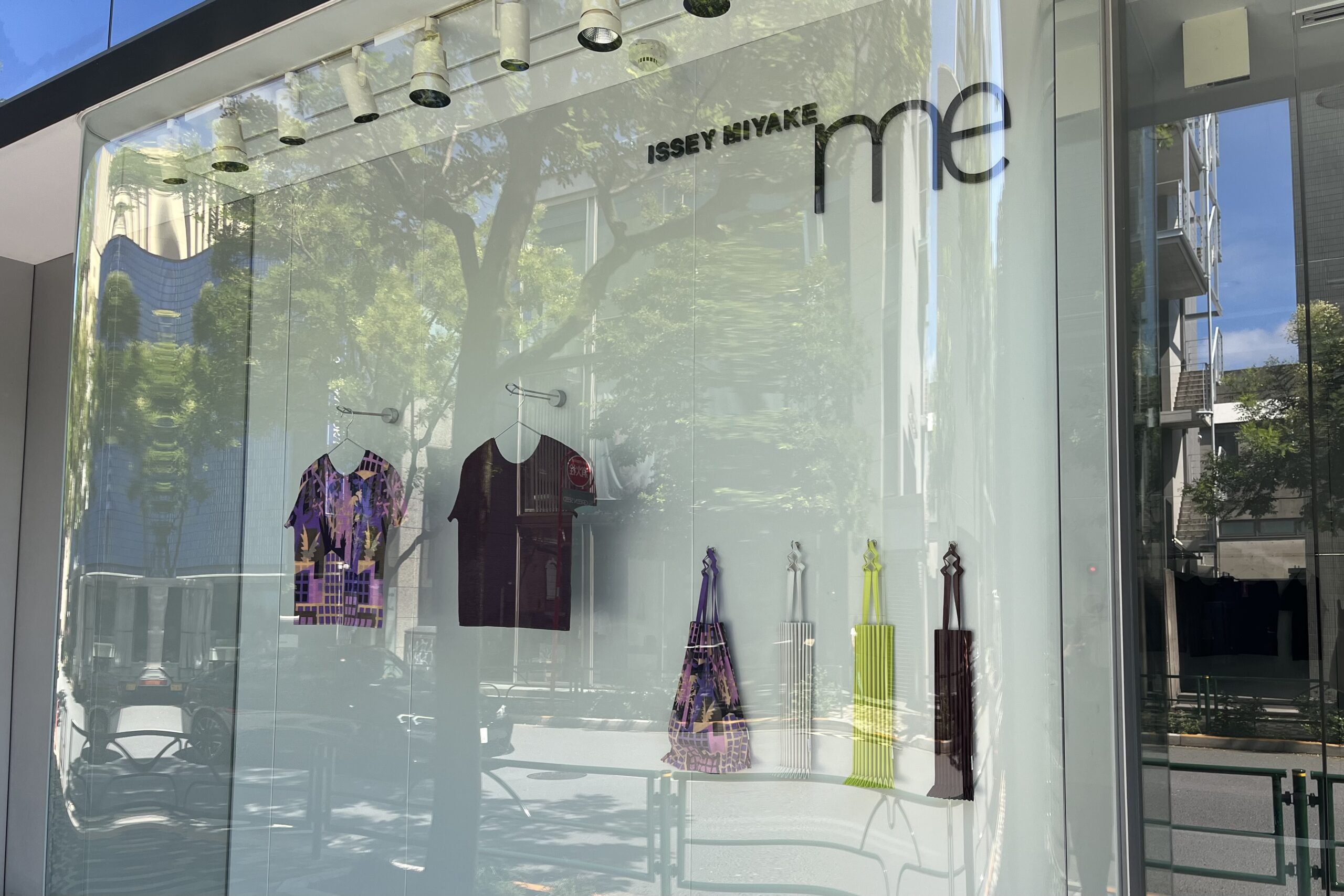 me ISSEY MIYAKE storefront in Aoyama